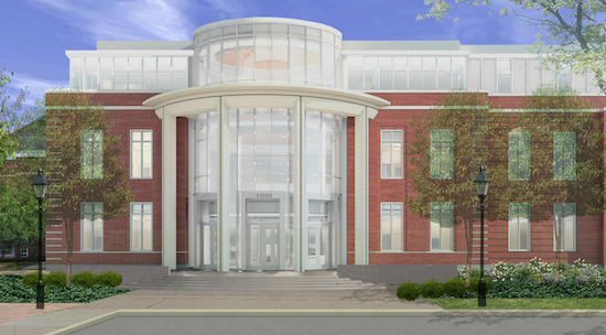 Artist's rendering of the new Chao Center