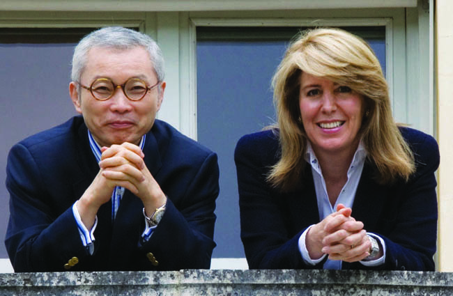 Pictured are authors of Blue Ocean Strategy and INSEAD professors, W. Kim Chan and Renee Mauborgne. Courtesy photo