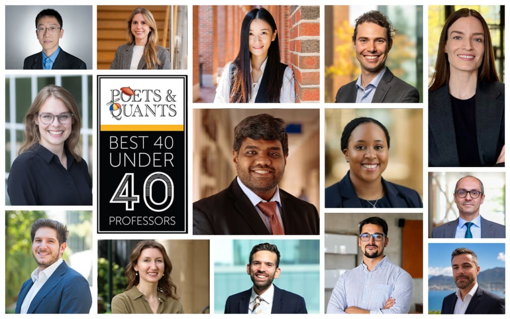 Poets&Quants' World's Best 40-Under-40 Graduate Business Professors Of 2026